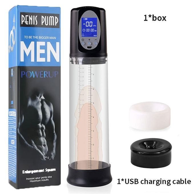 Electric Penis Enlarge Vacuum Pump with 4 Suction Intensities, Adorime Rechargeable Automatic